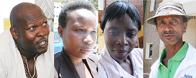 Cliff Owuor, Josephine Sibomana, Clemence Uwambaye, Ndjoli Kayitankole.