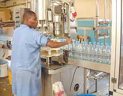 Inyange Industries. The company has fired independent distributors. (File photo)