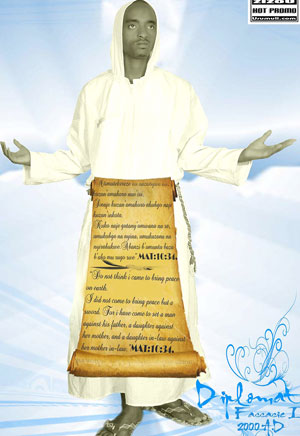 Diplomate (above) prefers to be called the 'Rap Messiah' for saving hip-hop