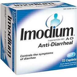 Imodium Leperamide is an effective ant diarrhea medicine (Internet Photo)