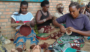 Women weaving. The new law recquires them to register their trade. (File photo)