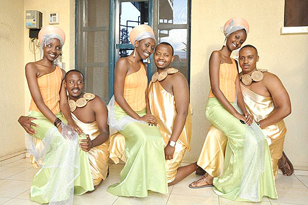 Traditional attire is the stylish thing in Rwanda's wedding ceremonies. (Photo. Patrick Muhire)