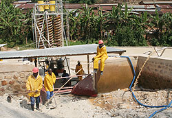 Gatumba Mining Concession. Local mining firms are on track to implement the tagging and sealing system (Photo. T. Kisambira)