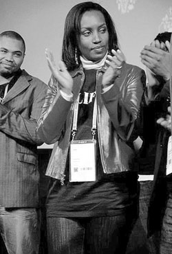 Actress Cleopha Kabasita at Sundance Film Festival US for the movie u2018Long Coatu2019