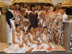 The Rwandan team that exhibited at ITB in Berlin (courtesy photo)