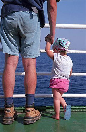 Father with baby daughter (Getty Images)