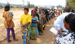 Refugees living in Kigali elect their representatives (Photo T. Kisambira)