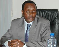 Emmanuel Hategeka, the PS in the Ministry of Trade and Indutry (File photo)