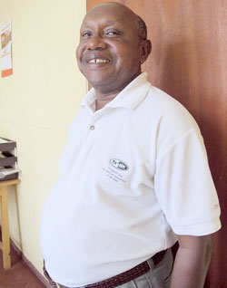 Retired Colonel Thaddee Gashumba. (Photo D.Umutesi)
