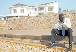 A survivor of the 1994 Genocide against the Tutsi at Kigali Memorial Centre. (File Photo)