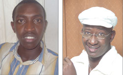 L-R:Anatole Manzi;Aimable Twahirwa 