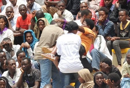 Many cases of trauma were recorded during the commemoration