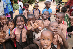 The ministry of education has announced that primary completio rate hit 78 percent (File Photo).