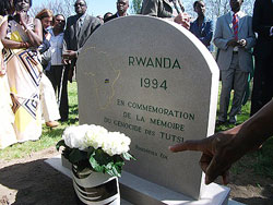 The  monument in honor of the Victims of the  Genocide set up in  Cluny in France (Courtsey Photo).