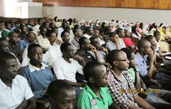 Several students will benefit from the Islamic scholarships. (photo E.Musoni).