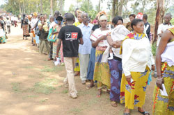 Refugees in Kigali City are mostly Congolese nationals (File Photo)