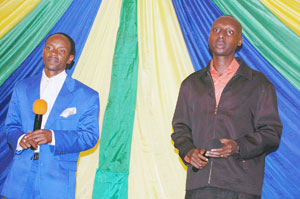 (L-R) Alphonse Bahati and Aimu00e9 Uwimana (courtesy photo).