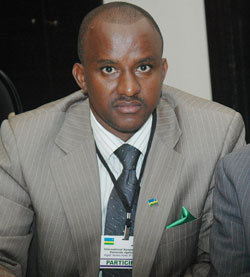 The mayor of Karongi, Bernard Kayumba, who is a Bisesero survivor (File photo).