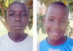 L-R: Jean Claude Dusabimana; Isaac Tunga