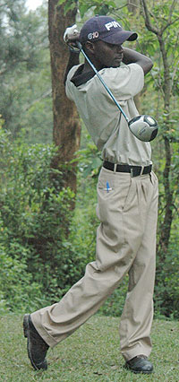 EYES ON THE MONEY: Ruterana wants the lion's share in the KCB Tanzania Open. (File Photo)