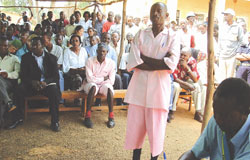 A Genocide suspect appears before a Gacaca Court. A new book on the tribunals will be launched today (File Photo).