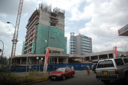 Insurance Plaza. One of the projects expected to bridge the shortage of commercial buildings in kigali. (File photo)