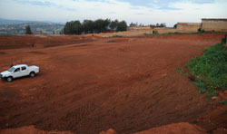 The site where the bus terminal will be constructed (File Photo).