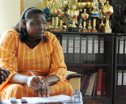 Solange Mukasonga, Nyarugenge District Mayor (File Photo)