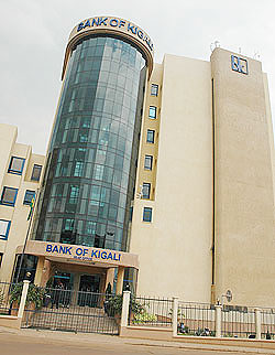 Bank of Kigali was awarded for its quality customer care (File photo)