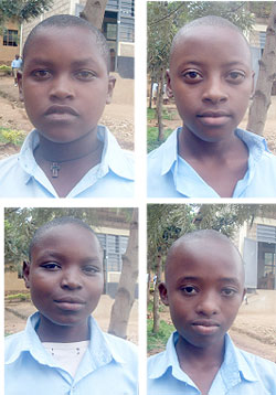 L-R:Ferdinand Kayiranga; Angel Umumararungu ; Abdan Niyomukiza ; Josee Nikuze