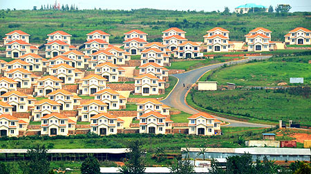 One of the mushrooming new estates in Kigali City. DN International has returned to the industry after months of inactivity (File Photo)