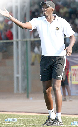 Not even Eric Nshimiyimana could stop his former side AS Kigali from ending APR's winning streak. (File Photo)