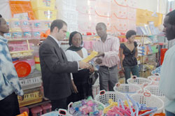 Exhibitors at the Arian exhibition in Rwanda, an exhibition for commodities manufactured by Iranian companies. Rwanda will organise a similar event in Congo Brazzaville (File photo)
