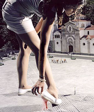 Chewing gum is annoying when stuck beneath the sole of your shoe!