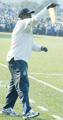 MAGIC MAN: Jean Marie Ntagwabira has now won two in a row since taking charge of Rayon Sport. (File Photo)