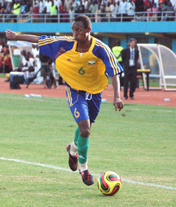 Iranzi was one of the scorers in Amavubi's 3-1 win over Burundi. (File Photo)