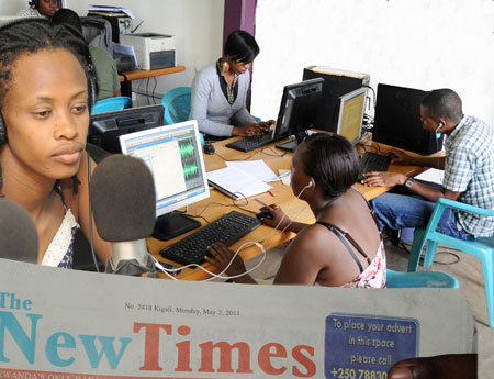 Reporters and news organisations have welcomed the various reforms in the media sector (Photo T Kisambira).