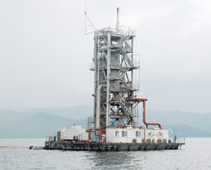 Methane Gas Plant in Lake Kivu: energy is one of the sectors yet to be exploitated ( File Photo)