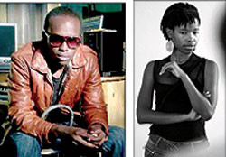 L-R: Producer Clement;Liza