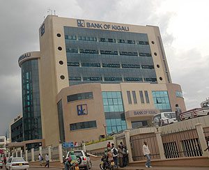 Bank of Kigali is bullish about its profits (File poto)