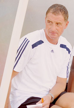 OFF TO A GOOD START: APR coach Ernie Brandts has already bagged the Primus League title. (File Photo)