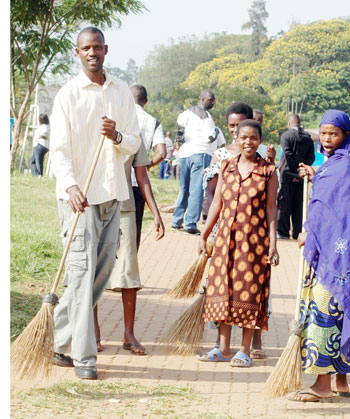Programs like Umuganda have promoted unity as well as development (File photo)