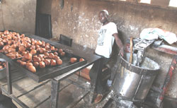 The state of the closed bakery (Photo/T.Kisambira)