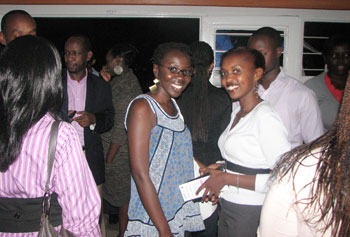 Fashion Designers Colombe (R) and Efua Hagan(L) were present.