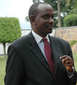 East African Community Secretary General Dr Richard Sezibera received  credentials from the Chinese envoy (File Photo)
