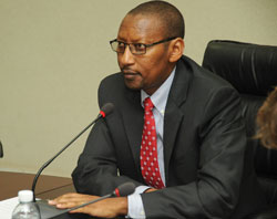 Finance Minister, John Rwangombwa (File photo)