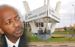 KIA set for major facelift. Inset is the CAA boss, Richard Masozera (Photo by T. Kisambira)