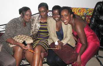 (L-R) Kije Mugisha, Rose Kabuye, Deborah Kakoma (Zaabu Brand Studio), Akaliza Gara.