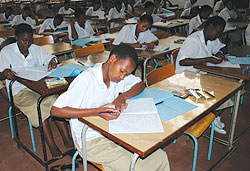 Students sit for their final exams. The national exam council has finally released the admission list to public universities (File Photo).