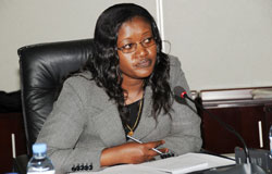 Minister for East African Community Monique Mukaruliza.
